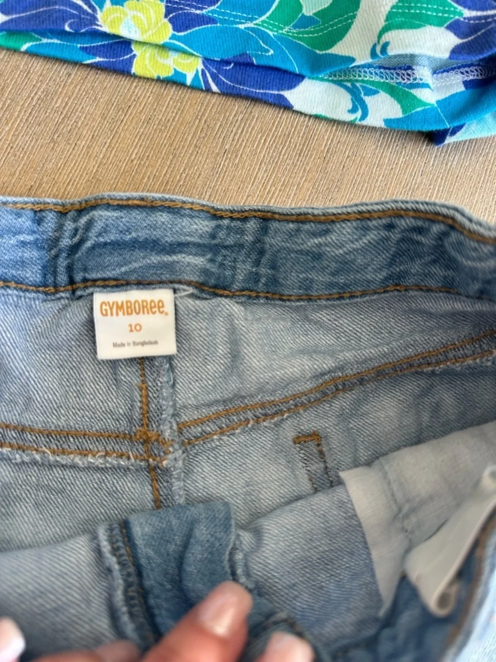 Girls Gymboree summer romper and short lot 10 Yellow, Navy, Blue, Denim nwt